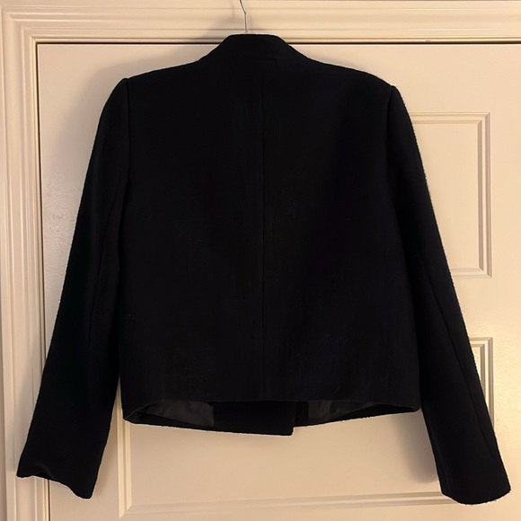 Claire Rose x NA-KD Womens boxy fit blazer jacket Navy size 34 - Picture 7 of 8